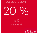 Extra sleva 20% na výprodej v s.Oliver | s.Oliver