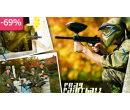 4 hod. OUTDOOR PAINTBALLU s výbavou + pivo a buřt | Kupon Plus