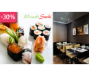 30% sleva na veškerá jídla v rest. Wasabi Sushi | Kupon Plus