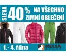 40% sleva na všechno zimní oblečení v Helia Sport | Helia Sport