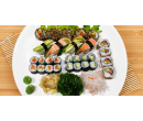 29 sushi kousků + zázvor, wasabi, řasy a salát | Slevomat
