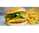 Hovězí burger s hranolky | Slevomat