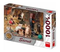 Puzzle kočičky secret collection Dino 1000  | Rajhracky.cz