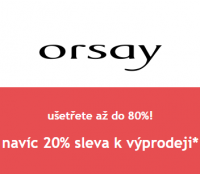 Extra sleva 20% na výprodej Orsay | Orsay
