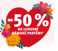 Sleva 50% na luxusní parfémy | Rossmann