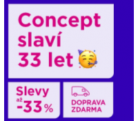 Concept - sleva až 33% + doprava zdarma | Concept.cz