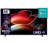 4K, smart TV, HDR, 147cm, Hisense | Electroworld.cz