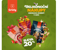 Grizly - sleva 20% na vybrané produkty | Grizly.cz