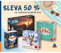 Sleva 50% na párty a cestovní hry | Knihcentrum