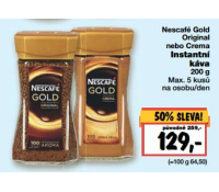 Instantní káva Nescafé - 50% | Kaufland