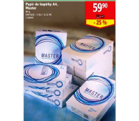 500ks papír A4. 80 gr. - super cena | Globus