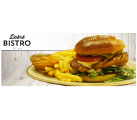 Burger Taliánec s hranolkami a BBQ omáčkou-Holešov | Slevici
