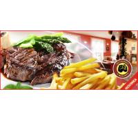 2x 250g STEAK Z KRKOVIČKY včetně PŘÍLOHY | Hyperslevy