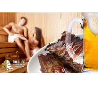 Sauna, žebírka a kuřecí křídla pro 2 | Pepa
