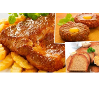 200 g STEAK z krkovice s bramborami a tatarák | Slevy.cz