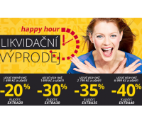 Happy hour v outletu Stilago - jen dnes do půlnoci | Stilago.cz