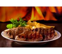 2x 200g steak z hovězí plece a pečené brambory | Pepa