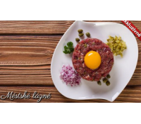 200 g tatarského bifteku a 4 topinky  | Pepa