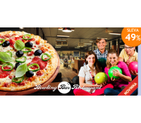 Hodina bowlingu až pro 8 osob+2x pizza dle výběru | Hyperslevy