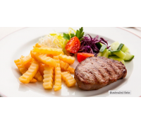 2× 200gramový steak z kotlety s přílohou | Slevomat