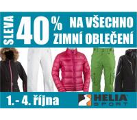 40% sleva na všechno zimní oblečení v Helia Sport | Helia Sport