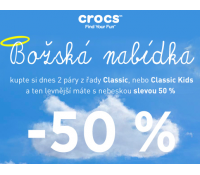 Crocs Classics - sleva 50% na druhý pár | Urbanlux