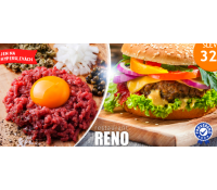 300g hovězí maxi burger  s hranolkami | Hyperslevy