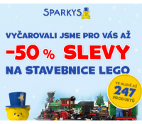 Sleva 50% na Lego | Sparkys