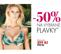 Sleva 50% na vybrané plavky | Halens.cz
