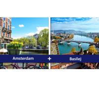 2v1: Amsterdam + Basilej z Prahy za 1642 Kč | Flightics