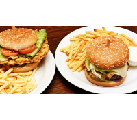1× libovolný burger z nabídky, 200 g + hranolky | Slevomat