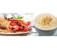 francouzské crepes, voňavá káva a víno / pro 2 | Slevy.cz
