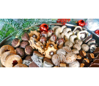 Vánoční cukroví 250 g, 9 druhů, 18 ks | Slevomat