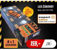 5 LED žárovek, E27, 60W | Expert Elektro
