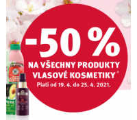 Sleva 50% na vlasovou kosmetiku | Rossmann