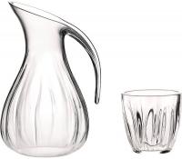 Plastový džbán 2l + 6 ks pohárů | Alza