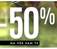 Sam73 - sleva 50% na vše | Sam73.cz