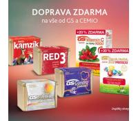 Doprava zadarmo na produkty GS a Cemio | Lekarna.cz