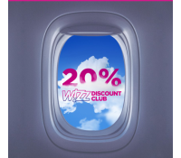 Sleva 20% na všechny lety WizzAir | Wizz Air