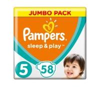 Pampers Sleep&Play Junior vel. 5 (58 ks) | Alza