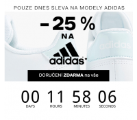 Sleva 25% na Adidas + doprava zdarma | Deichmann