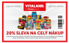 Vitaland.cz - slevový kupon -20% na nákup v prodejnách | Vitaland.cz